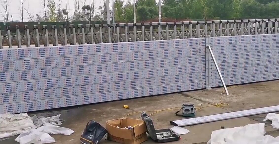 河南鄭州門口防汛擋水板安裝視頻教程